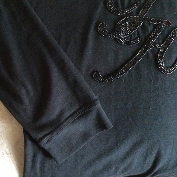 Tommy Hilfiger Y2K Beaded TH logo, 3/4 sleeve top (Sz. S) - Picture 9 of 15